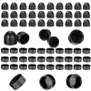60 PCS Black M6 Bolt Nut Protective Cap，Hex Head Bolt