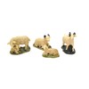 4 x Sheep Aries and Lambs Christmas Figurines 6cm Birth