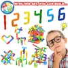 WishaLife 250 Pieces STEM Building Blocks Set, Kids Tube Locks