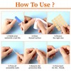 Nail Adhesive Tabs, Clear Super Strong Solid Nail Adhesive Tabs,