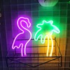JYWJ Flamingo Neon Sign,USB or 3-AA Battery Powered Neon Light,LED