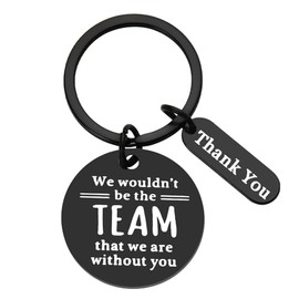 Team Gifts for Coworkers Employees Graduation Thank You Key Chain Teammate Staff Appreciation Gifts for Team Members Boss Leader Coach Birthday Gifts for Women Men Manager Supervisor Mentor Gift Ideas
