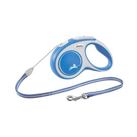 Flexi New Comfort Retractable Cord Lead, Medium, 5 m, Blue