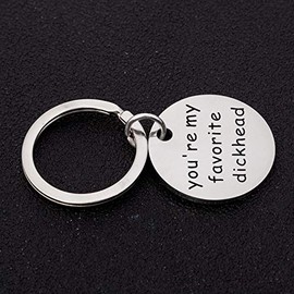 ShiQiao Spl Boyfriend Birthday Gifts for Him Funny Keyring for Men Gag Gifts for Husband Christmas Gifts for Boyfriend Keychain