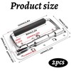 ZXNJA Pack of 2 Folding Handles, Box Handle, Folding Handles