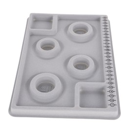 Levemolo Beading Project Board Jewelry Design Tray for Bracelet Making Craft Organizer Measuring Guide Bead Craft Board Suitable for DIY Jewelry Making