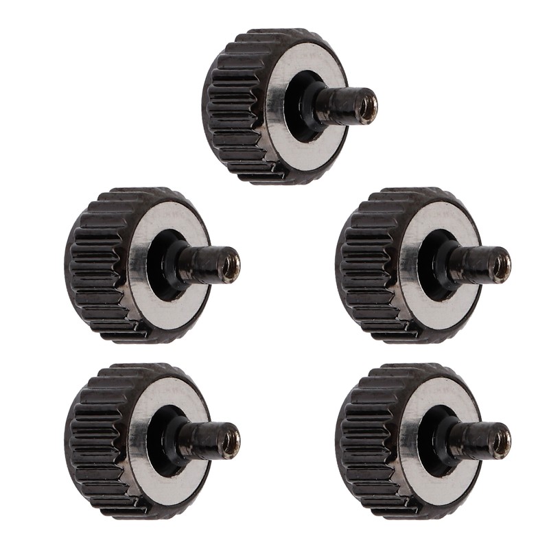 5pcs Watch Crown Steel Watch Head Repairing Parts Replacement Accessories