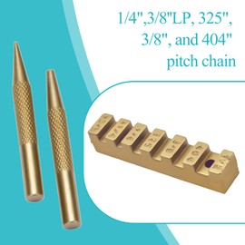 Atunee Pocket Chainsaw Breaker Kit, Chain Saw Repairing Mending Tool Set, Rivets and Link Removal Tool, Professional Chain Breaker Joiner for Punch and Joiner