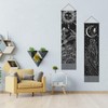 AHANDMAKER 2 Pcs Tarot Theme Pattern Tapestry, Sun and Moon