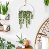 Bqweun 2 Pcs Artificial Hanging Succulents Plants, Faux String of