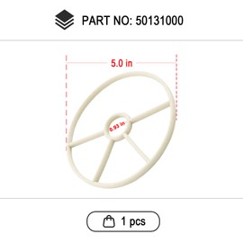 Generic Spider Gasket 50131000 Parts Compatible with 5 & 8 Position Top Mount Valves (501151,501181,501182 &501183), White