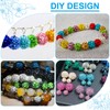 PATIKIL 10mm Rhinestone Beads, 100pcs Clay Rhinestone Beads Disco Ball