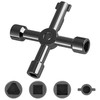 Vivantia 4-Way Utility Key for UK Gas Meters - 8mm