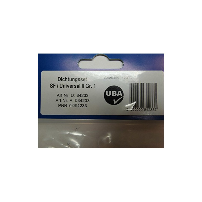 BWT Gasket Set Sf Universal II Size 1 # 84233