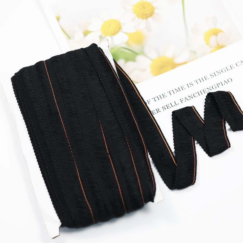 Macrame Tassel Lace (Black)