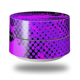 Skin Decal Wrap for Google WiFi Original Halftone Splatter Hot Pink Purple (Google WiFi NOT Included) by WraptorSkinz