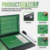 ZPU Football Coaching Board, Magnetic Football Clipboard for Coaches, Portable
