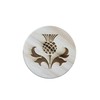Ashton and Finch Scottish Thistle Coaster – Wooden Scottish Gift
