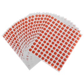 Operitacx 20 Sheets Basketball Stickers Sports Ball Vinyl Stickers Round Individual Decals for Laptop, Water Bottle, Phone, Party Favors