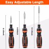 Valuemax 9-In-1 Multi Bit Ratcheting Screwdriver Phillips Slotted Torx Hex