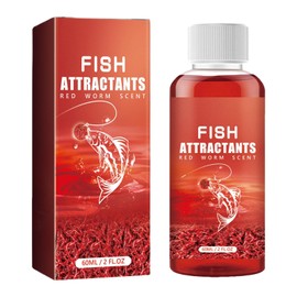 Fish Attractant | 60ml Fish Lure Attraction Enhancer | High-Visibility Catfish Attraction, Weather-Resistant Fishing Gear for Saltwater Freshwater Riverbank