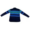 Holiday Lane Sweater Boys Size 7 Navy Blue Green Long