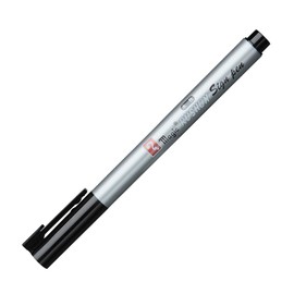 マジック 水性ペン ラッション サインペン 細字 黒 10本 B-MRSS-T1