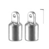 TINGZHIGO Bimini Top Eye End Cap Fits 1-1/4" 32mm Round