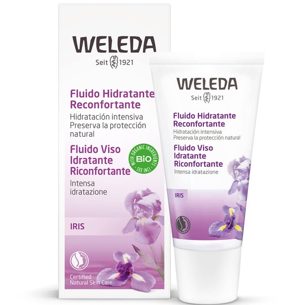 WELEDA Iris Moisture Cream, 1.0 fl oz (30 ml), Water Retention Care, Milky Cream, For Fresh Skin, Normal Skin, Mixed Skin, Oily Skin, Fresh Flower Scent, Naturally Derived Ingredients, Organic