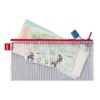 Sekisei AZ-138E-10 Multi Case, Azone, Mesh Case, Passbook Size, Blue