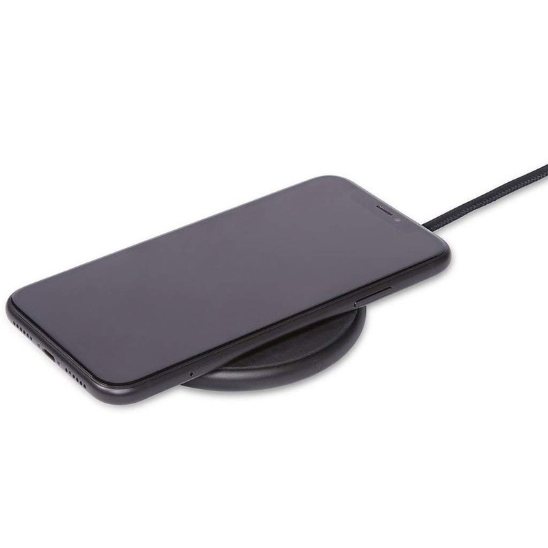 Decoded FastPad QI Wireless Charger | Leather - Black