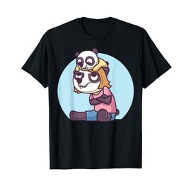Cute Cartoon Panda Character For Kids T-Shirt