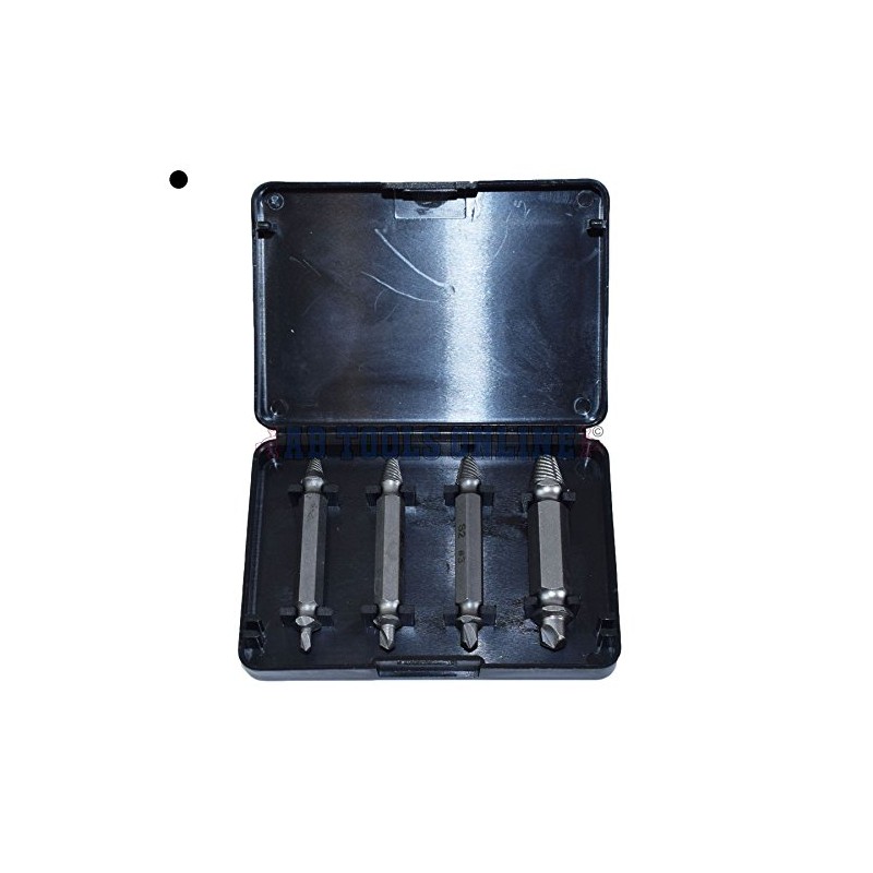 4pc Screw Extractor Grip Broken SpeedOut Stud Remover PH1 to