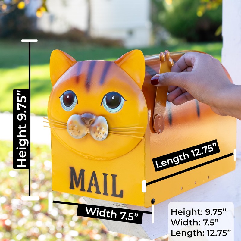Made Easy Kit Metal Mailbox Animal Design - Fast Straight