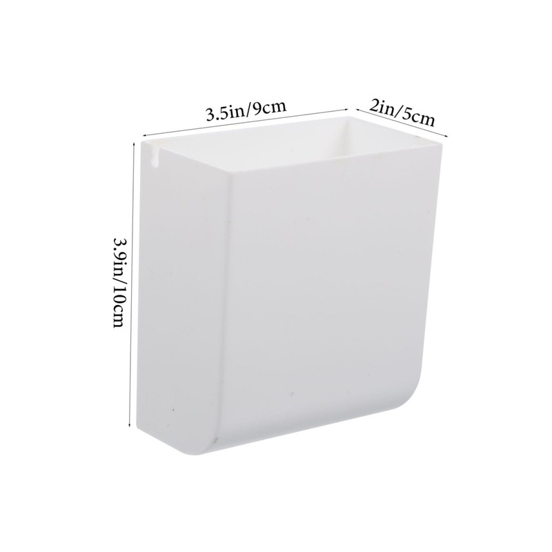 Operitacx 2pcs Wall-mounted Storage Bins Multi-functional Pen Holder and Phone