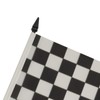 AZ FLAG CHECKERED BLACK AND WHITE TABLE FLAG 5'' x