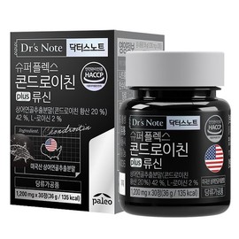 Paleo 팔레오 닥터스노트 콘드로이친 류신 (1,200mg x 30정) x 1개 Paleo Doctor's Note Chondroitin Leucine (1,200mg x 30 tablets) x 1 package
