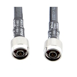 MPD Digital LMR400UF-nm-nm-2 Times Microwave Ultraflex LMR-400Uf Ultra Low Loss Coaxial Cable N-Male Connectors