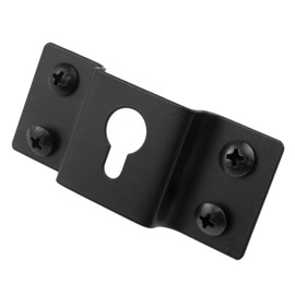 Xhziy 4pcs Black Wall-Mounted Speaker Suspension Bracket Wall-Mounted Crochet Bracket for Wrapping Audio Speakers Around Speakers