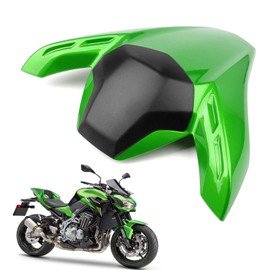 Topteng Motorcycle Rear Pillion Seat, Motorcycle Rear Passenger Pillion Cover ABS Pad Motor Trim Rear Cover for Ka-wasaki Z900 Z ABS 2017-2019