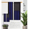 Americana Home & Garden US Thin White Line House Flag