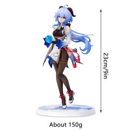 PQKL-party Genshin Impact Figure, Anime Figures Genshin Impact, 23 cm Ganyu Anime Figure PVC, Genshin Impact Toy Character Model Figures, Ganyu Figure, Desktop Decoration, Birthday Gift