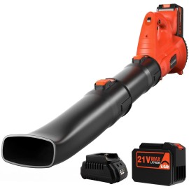 Blütezeit Cordless Leaf Blower Electric 8.0Ah Battery Power for Lawn Care