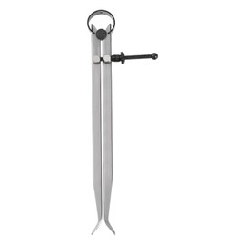 sourcing map Spring Joint Caliper 10 inch / 250mm Adjustable Spring Inside Caliper with Solid Nut for Wood Turning Lathe Work