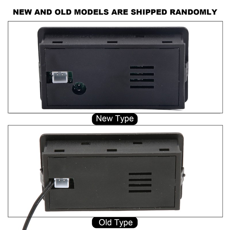 Battery Capacity Tester LCD Color Screen DC Voltmeter with Alarm