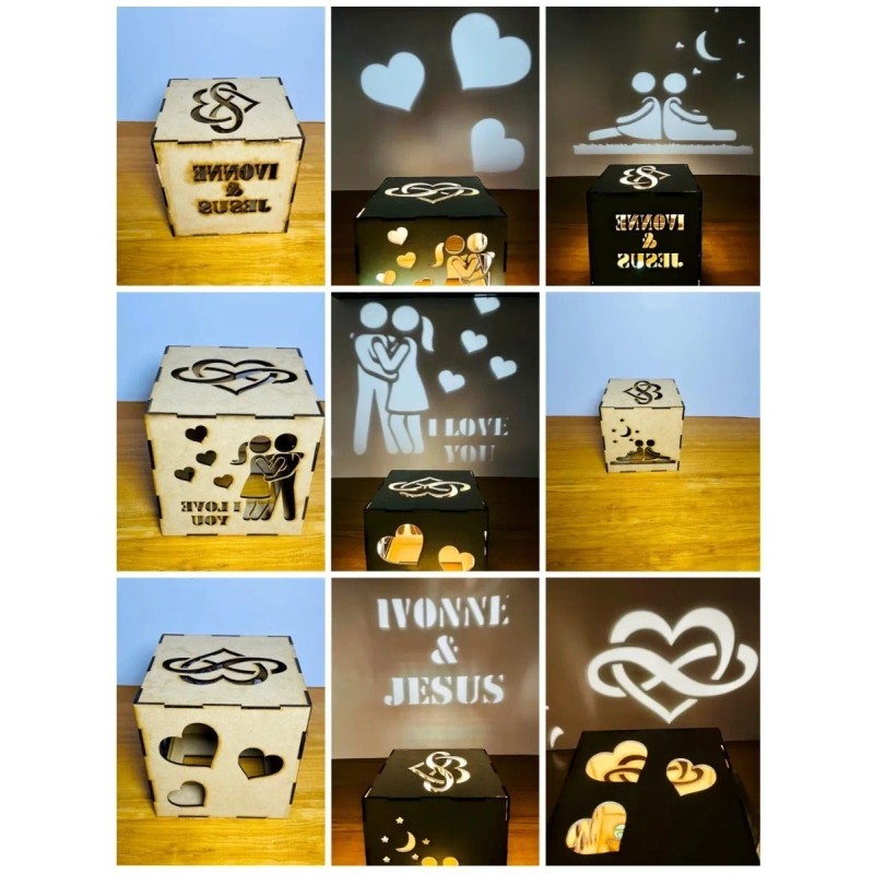 Cubo Para Dia De San Valentin