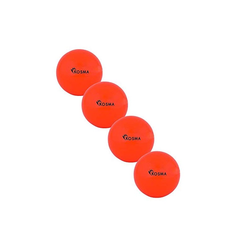 Kosma Set of 4 Smooth Hockey Balls | Outdoor Sports