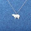 WUSUANED Funny Capybara Necklace Animal Lover Jewelry Capybara Birthday Wish