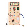 Lights Switch Board Toy Wooden Puzzle Early Education Fine Motor