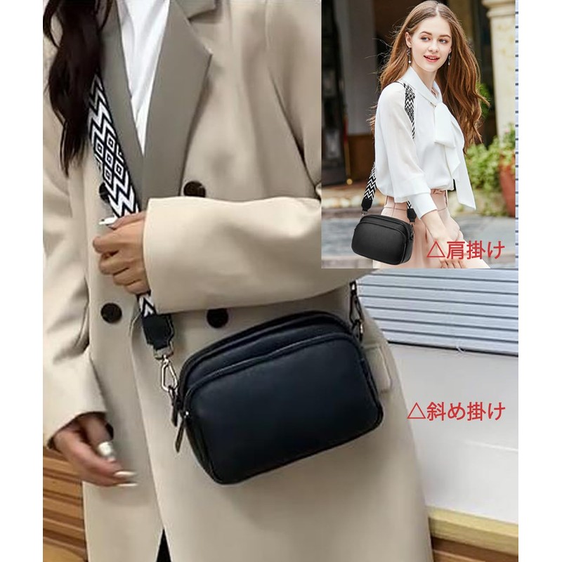 SENDEFN Women's Shoulder Bag, Crossbody Design, Large Capacity, Lightweight, Genuine